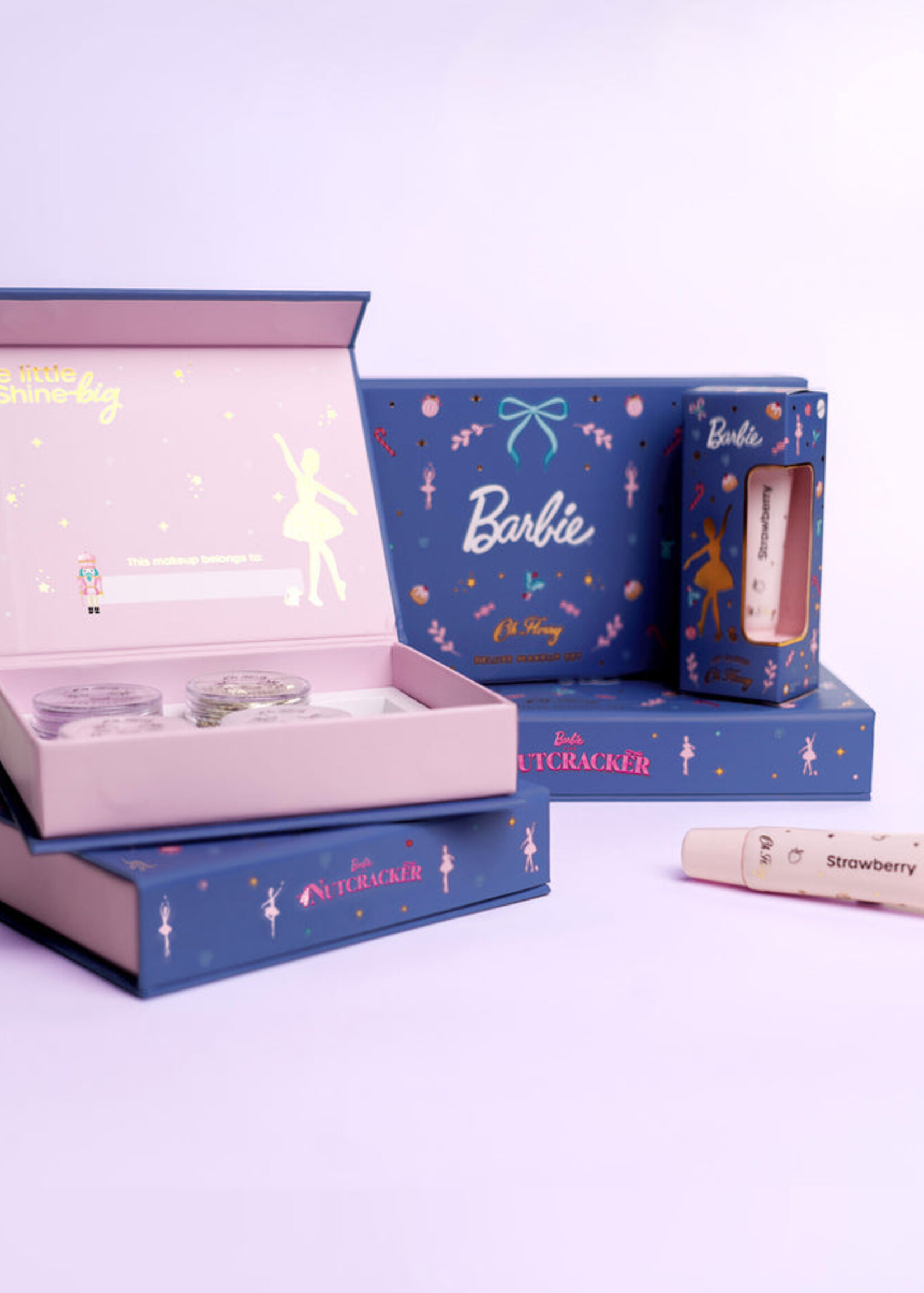 Oh Flossy Oh Flossy X Barbie In The Nutcracker Makeup & Glitter Set