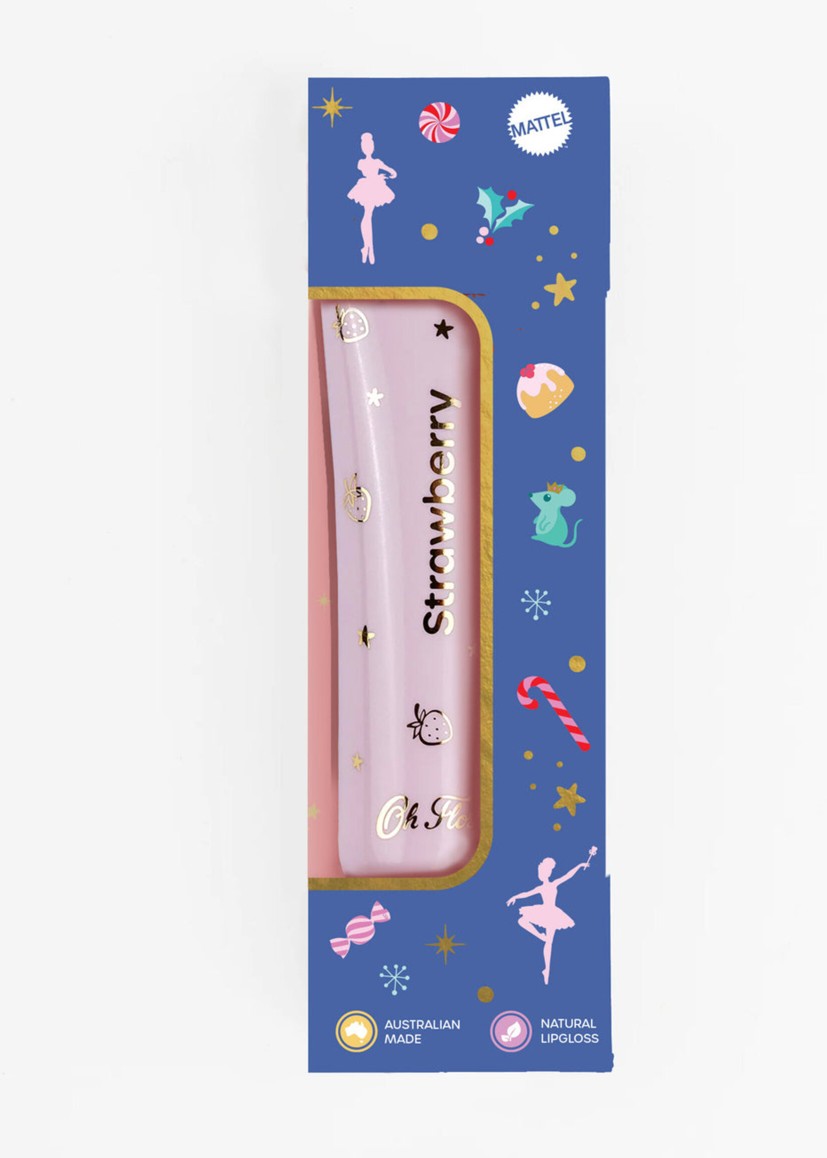 Oh Flossy Oh Flossy X Barbie In The Nutcracker Strawberry Lipgloss