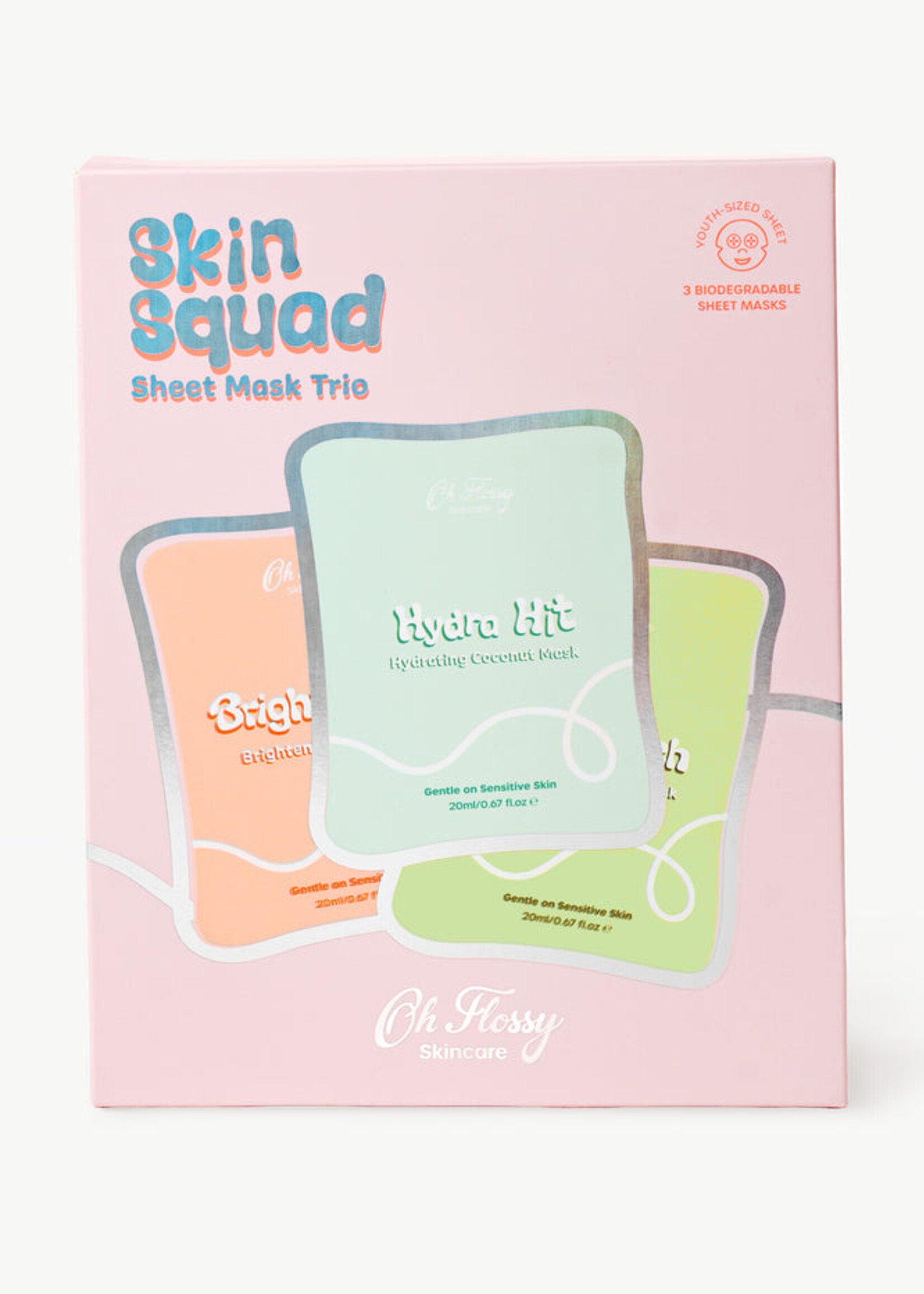 Oh Flossy Oh Flossy Skincare Skin Squad Mask Trio