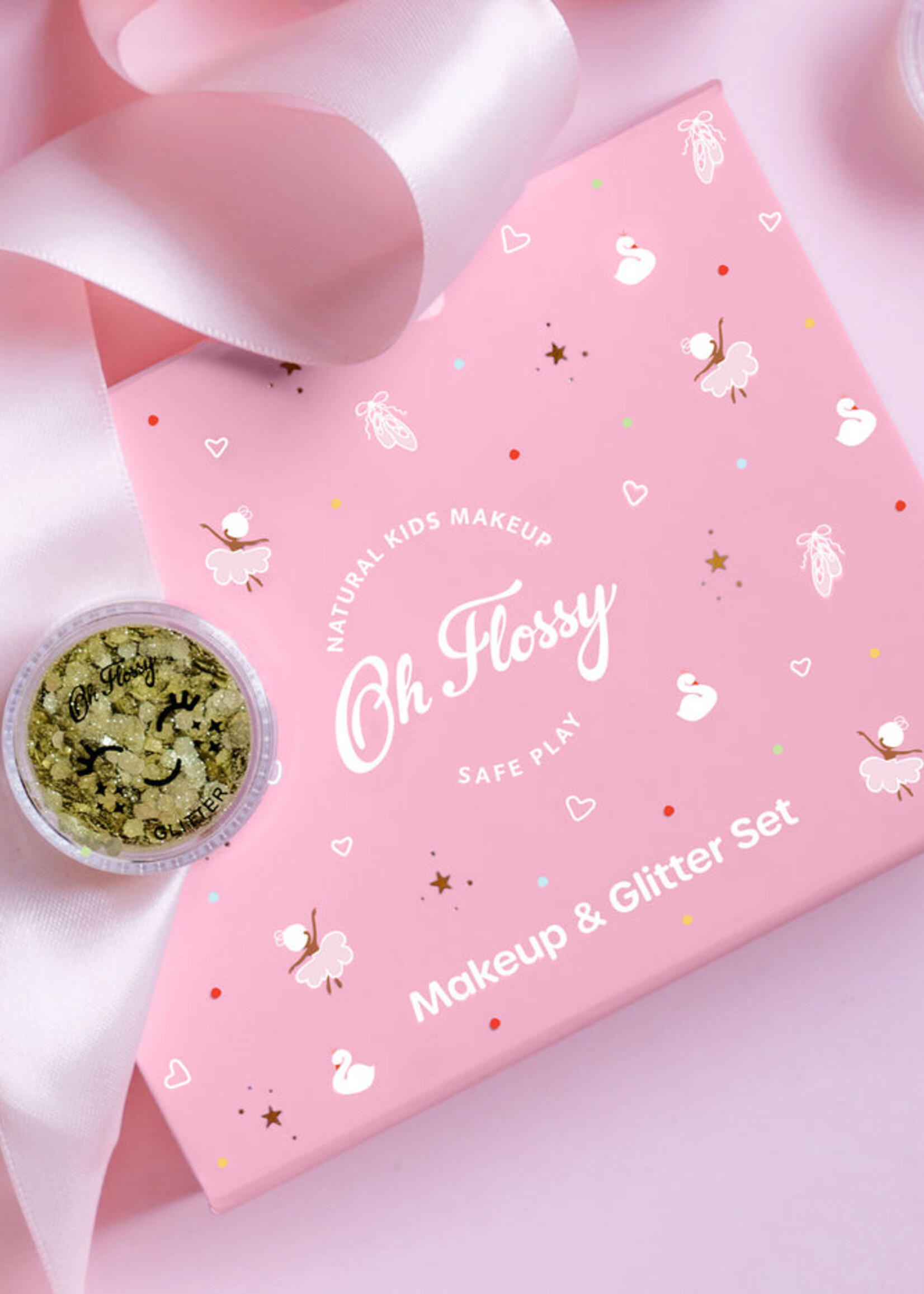 Oh Flossy Oh Flossy Make Up & Glitter Set