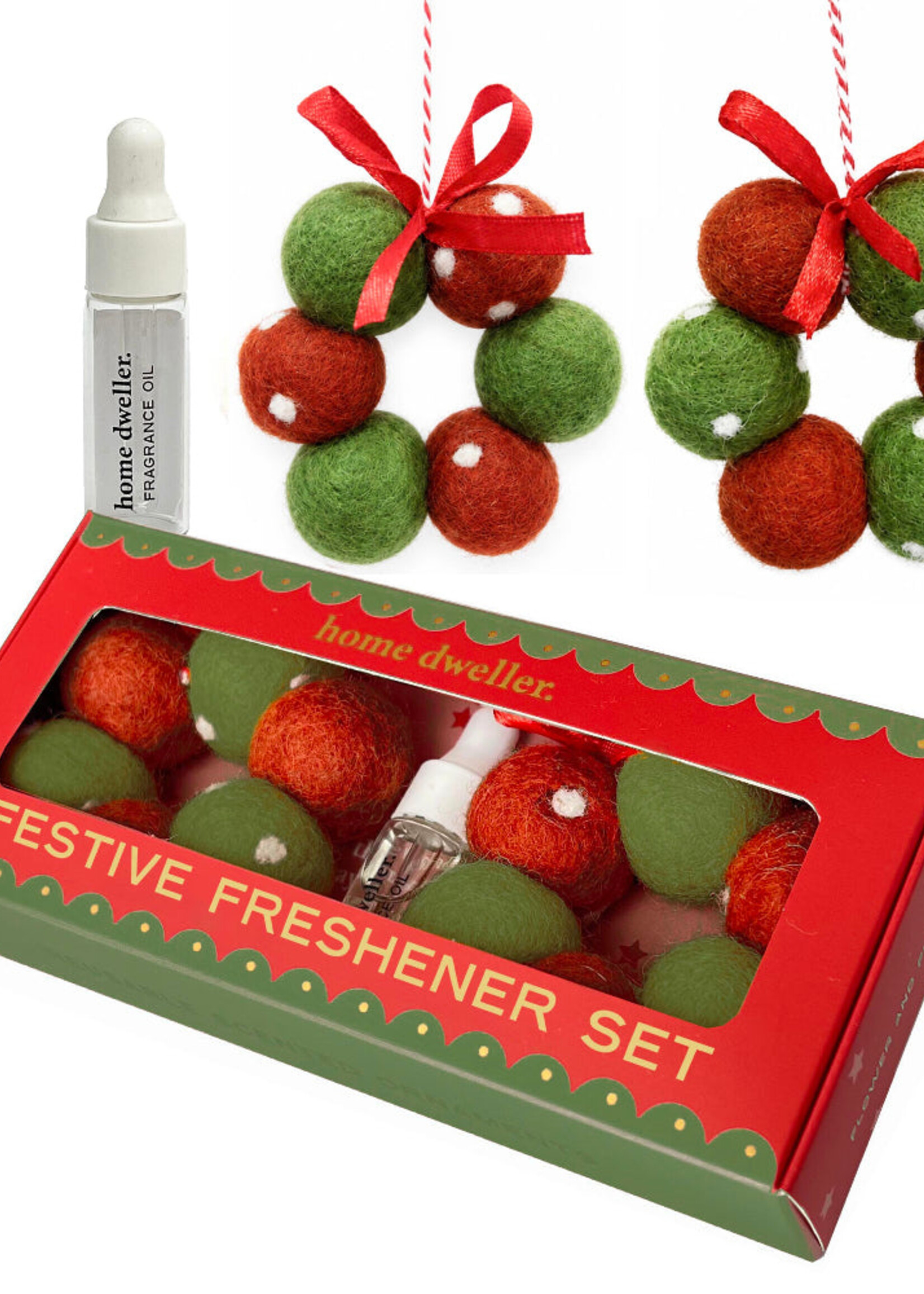 Felt Fresheners Christmas Scented - Dots