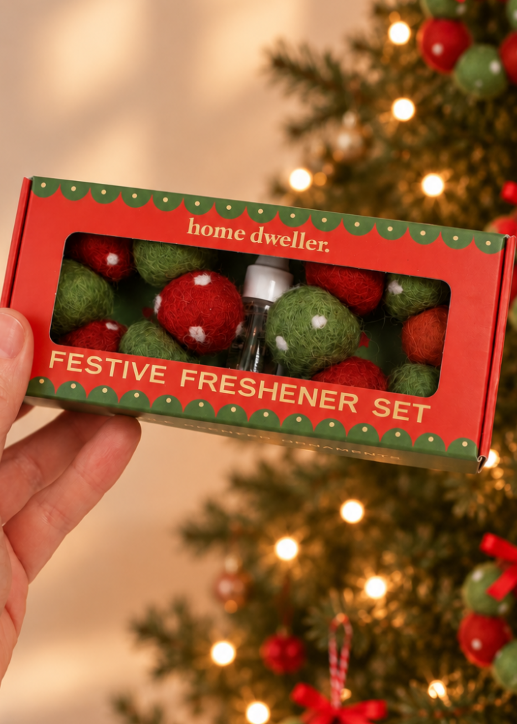 Felt Fresheners Christmas Scented - Dots