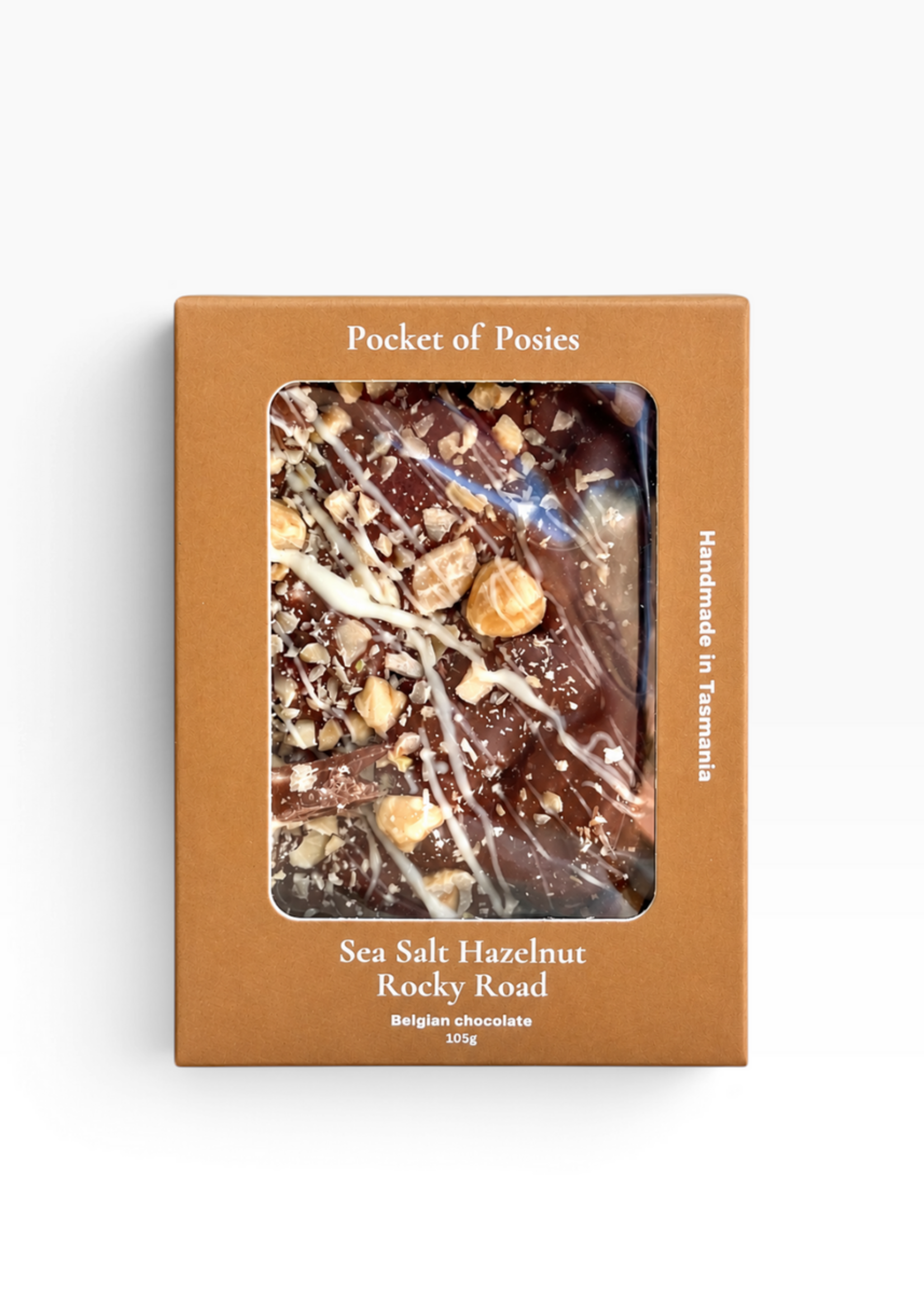 Tasmanian Sea Salt Hazelnut Rocky Road Chocolate