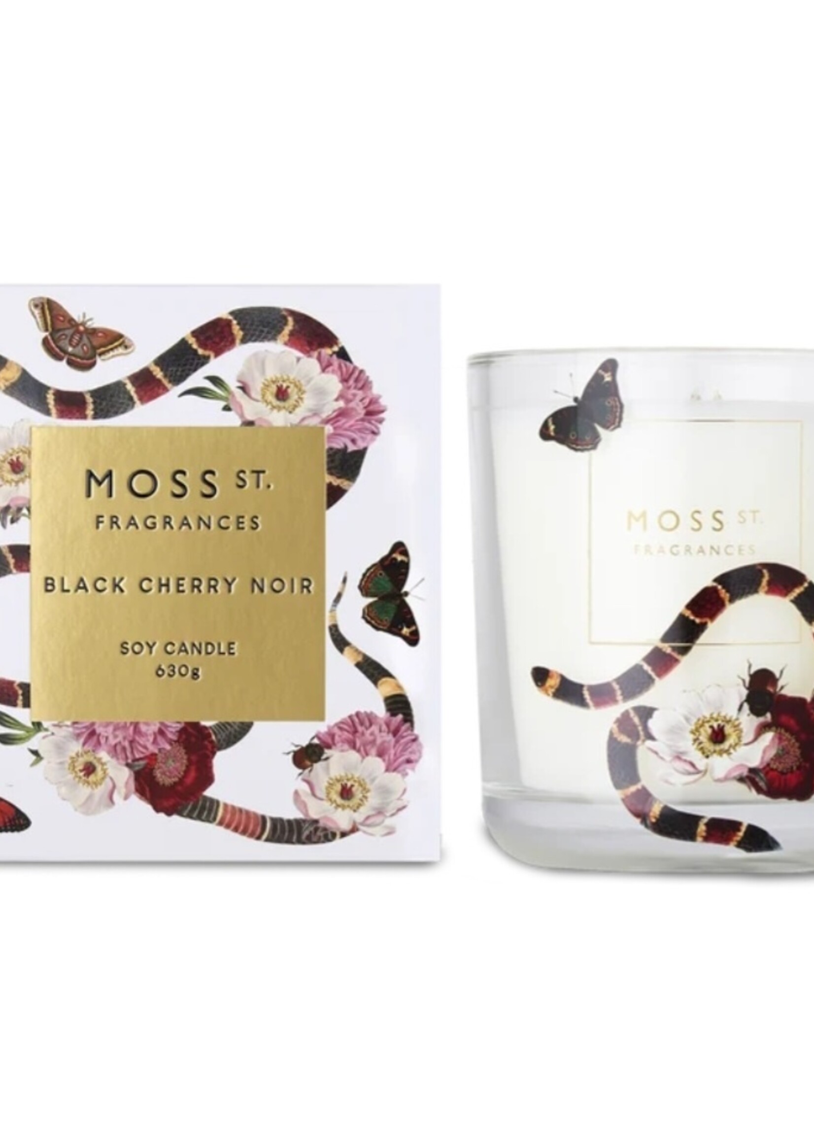 Moss St Fragrances Moss St. Candle 630g - Black Cherry Noir
