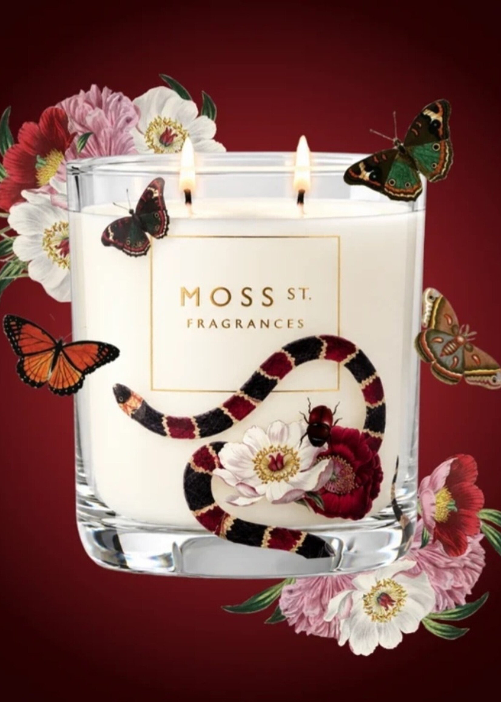 Moss St Fragrances Moss St. Candle 630g - Black Cherry Noir