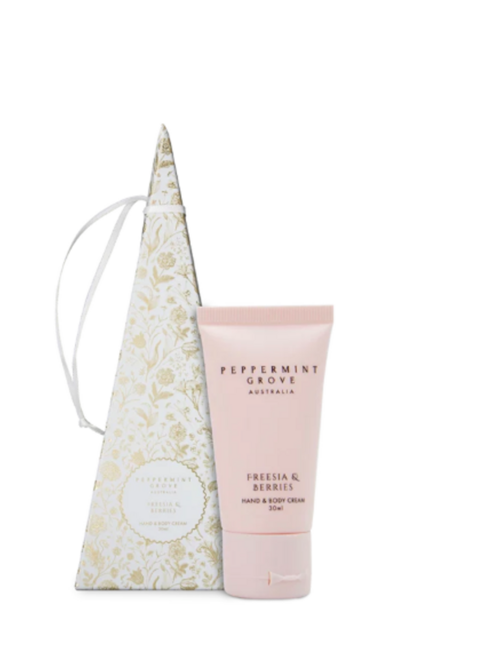 Peppermint Grove Hand Cream Decoration 30ml - Freesia & Berries