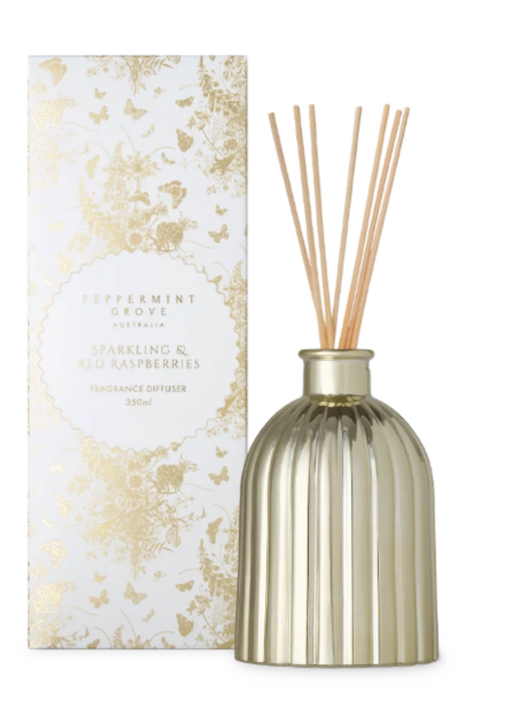 Peppermint Grove Diffuser 350ml - Sparkling & Red Raspberries