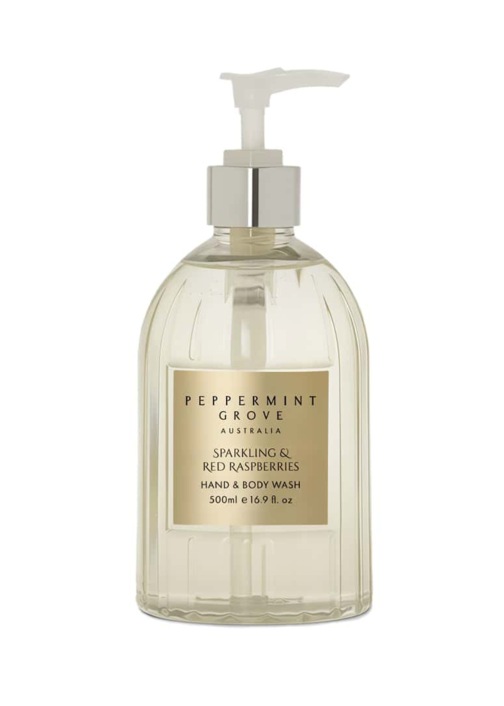 Peppermint Grove Hand & Body Wash 500ml - Sparkling & Red Raspberries