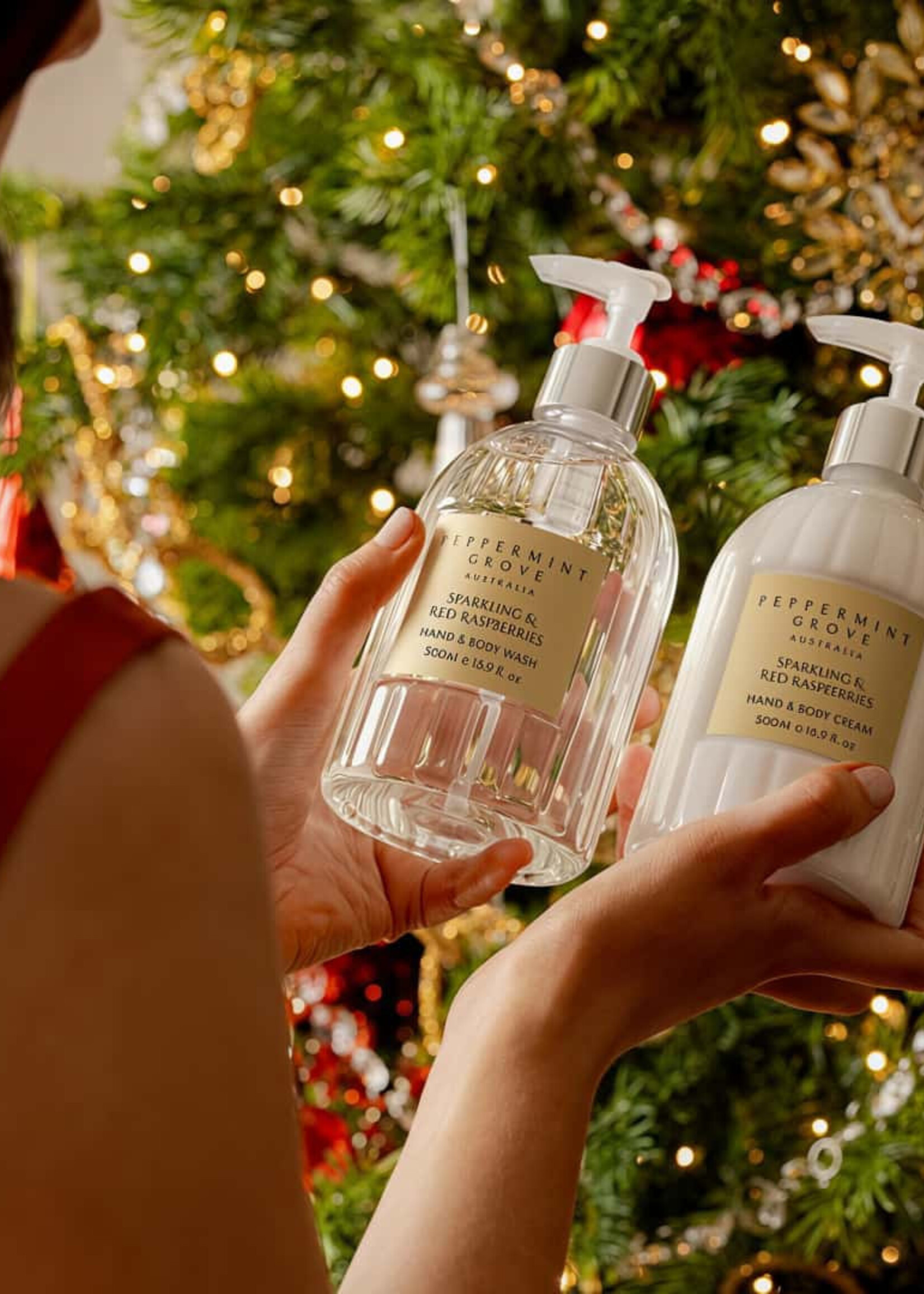 Peppermint Grove Hand & Body Wash 500ml - Sparkling & Red Raspberries