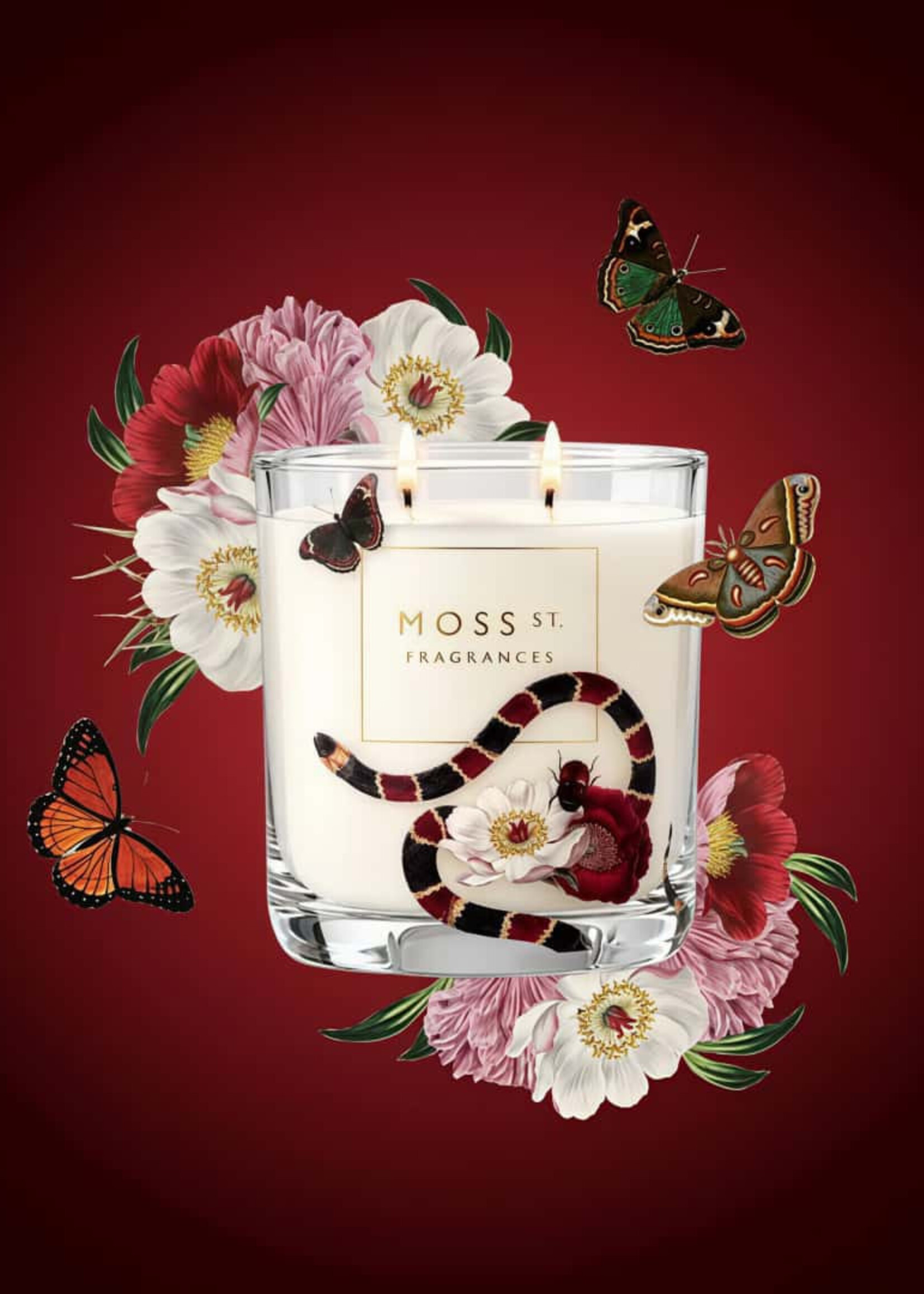 Moss St Fragrances Moss St. Candle 300g - Black Cherry Noir