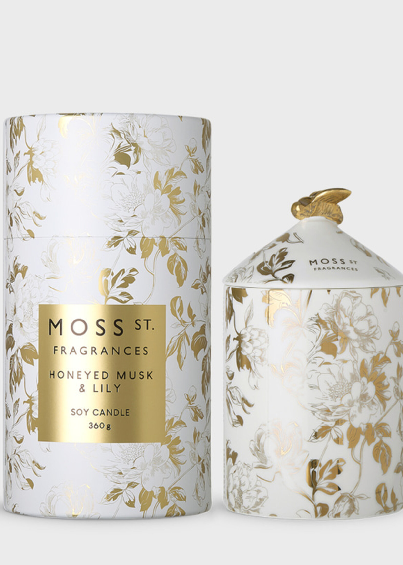 Moss St Fragrances Moss St. Honeyed Musk & Lily Candle 360g