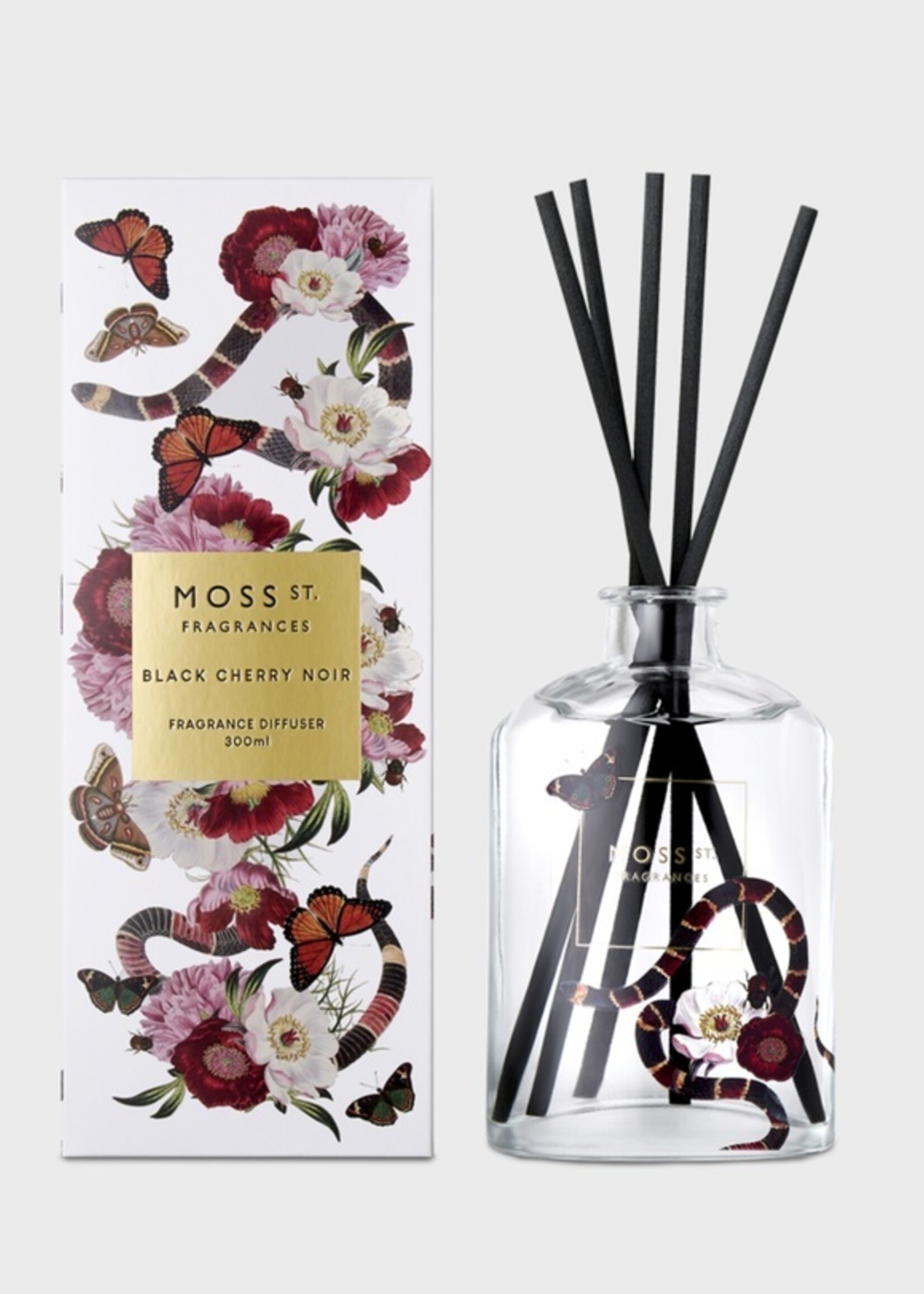Moss St Fragrances Moss St. Gift Set - Mini Candle & Diffuser Blackcurrant