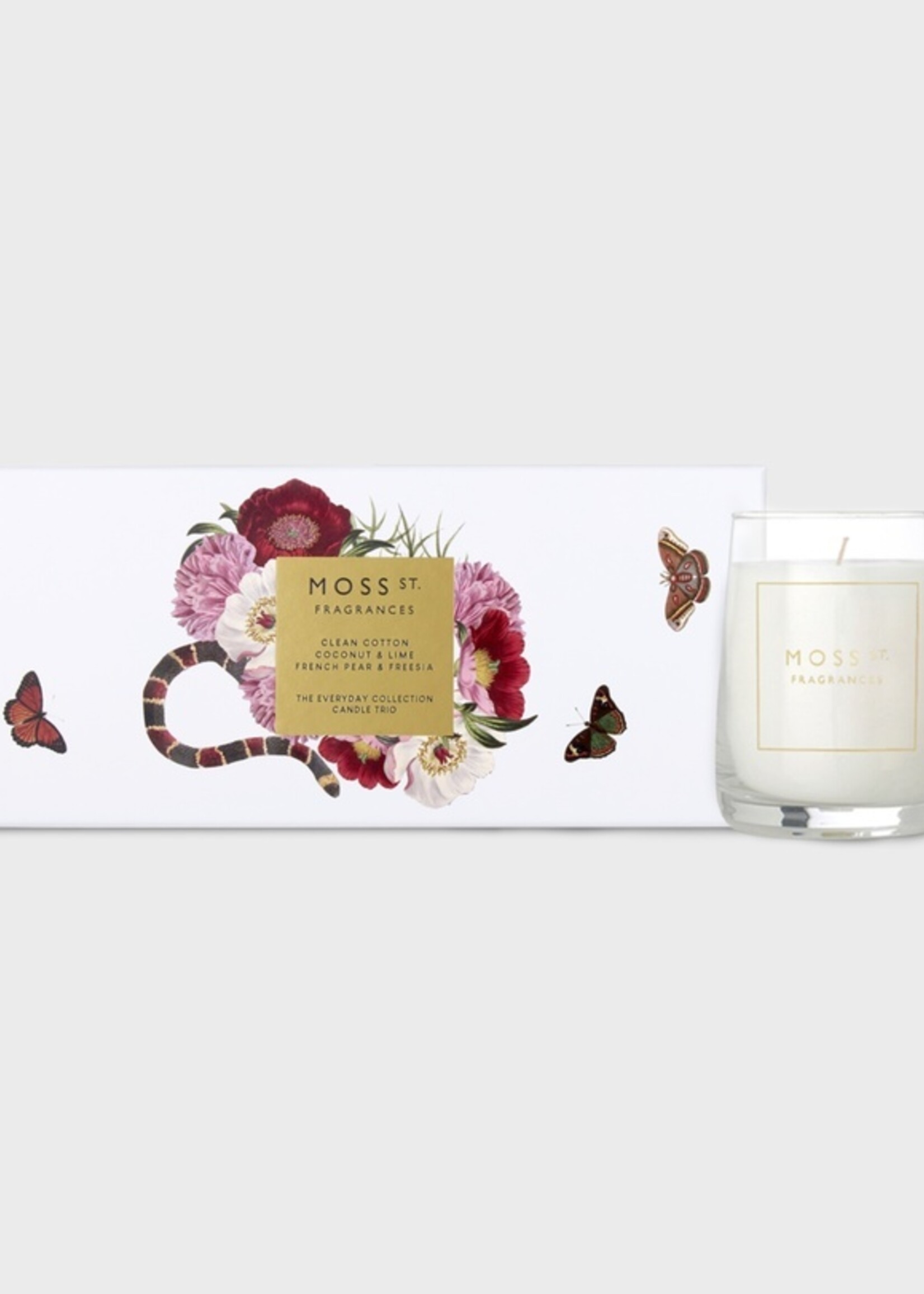 Moss St Fragrances Moss St. Gift Set - Mini Candle Trio
