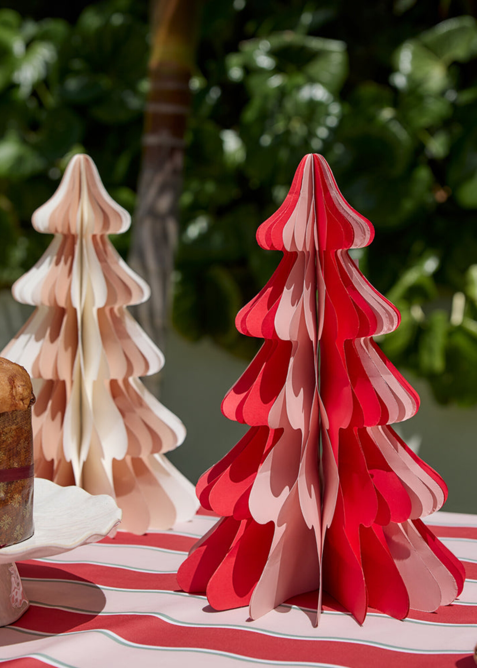 Madras Natalia Paper Tree Red/Pink Small 40cm