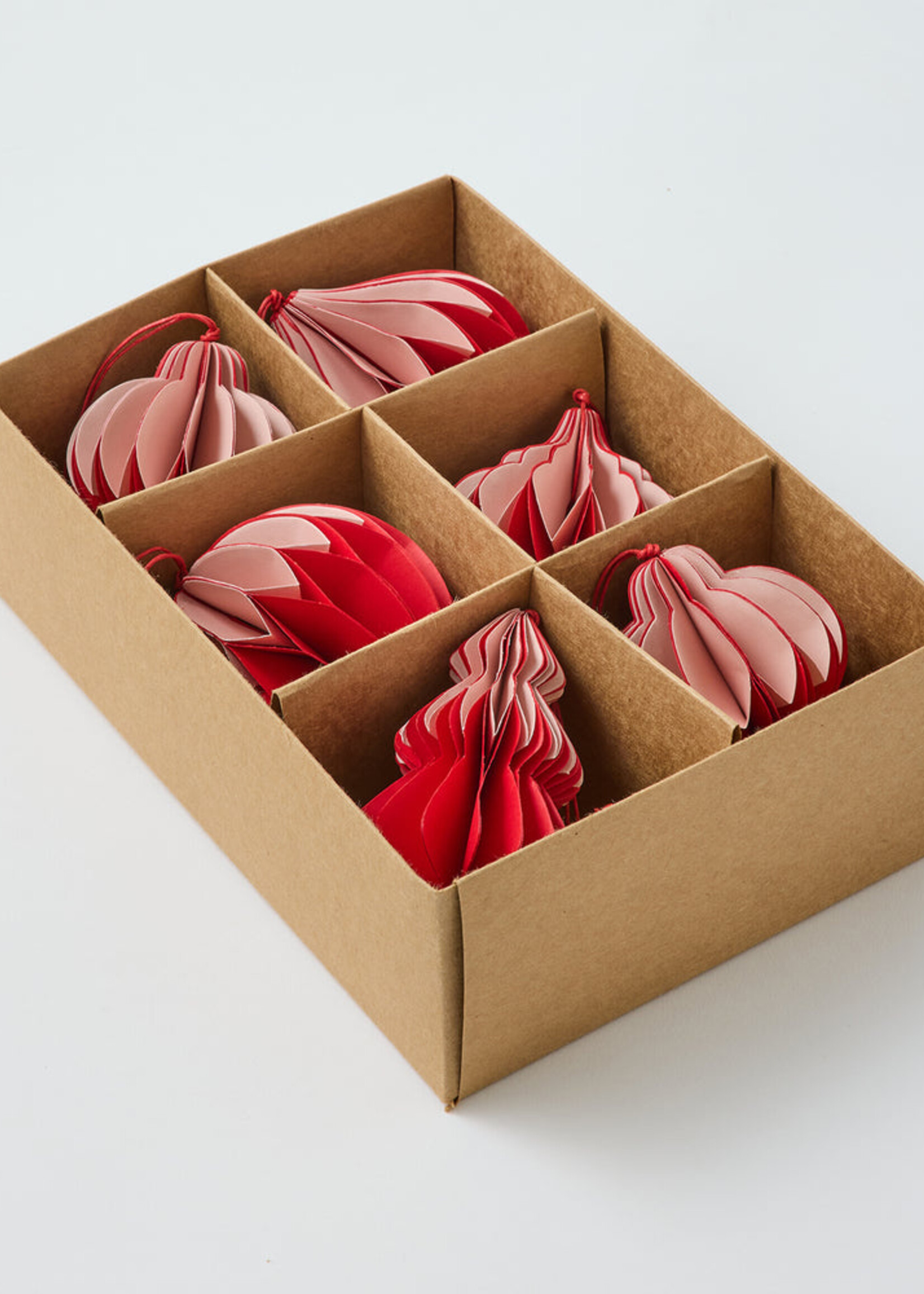 Madras Natalia Paper Red/Pink Assorted