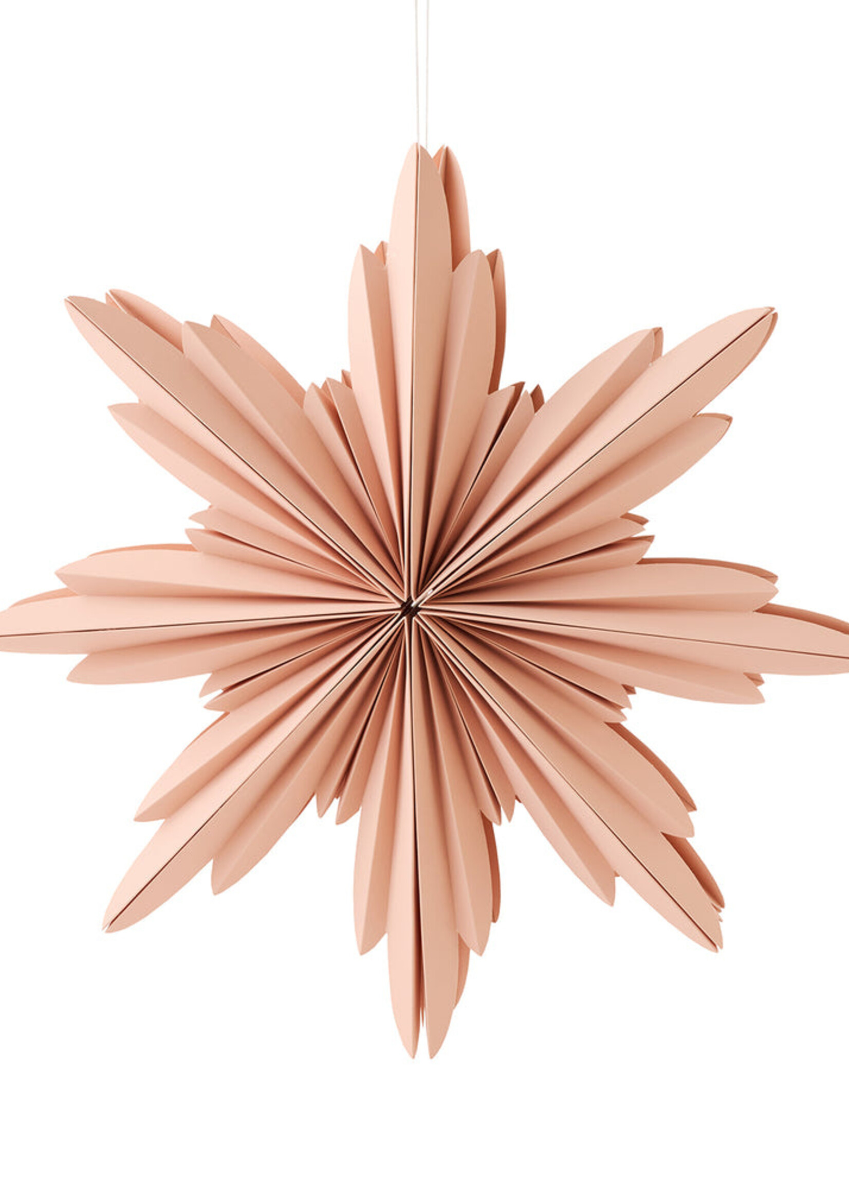 Madras Natalia Paper Blush Star Decoration Small 30cm