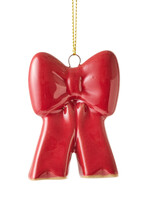Madras Bow Red Ceramic Hanging