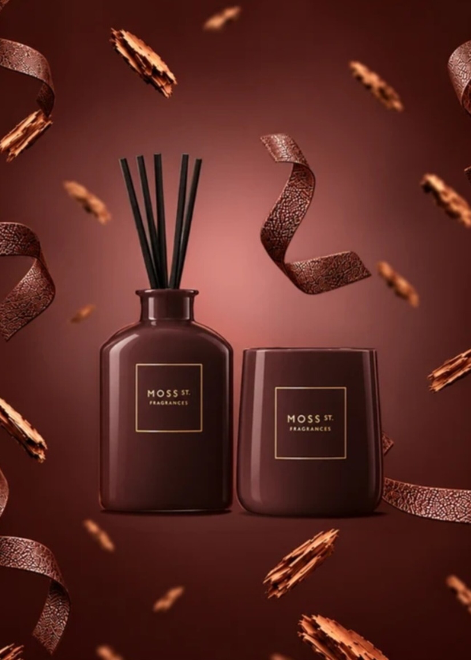 Moss St Fragrances Moss St. Gift Set - Mini Candle & Diffuser Vintage Leather