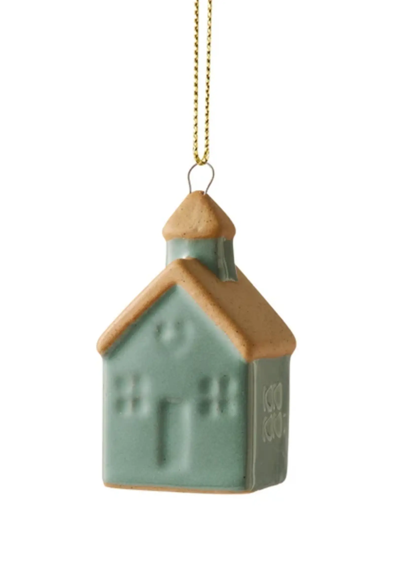 Madras House Green Cream Ceramic Hanging