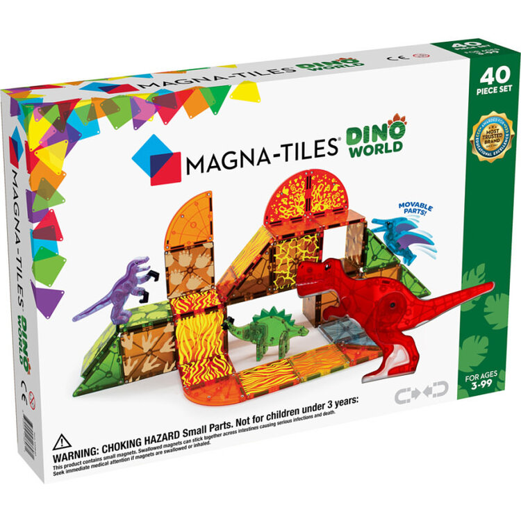 Magna-Tiles Dino World | 40pc Set