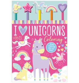Make Believe Ideas I Love Unicorns Coloring