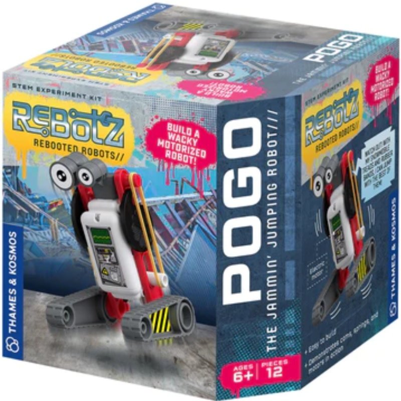 Thames & Kosmos ReBotz | Pogo - The Jammin Jumping Robot