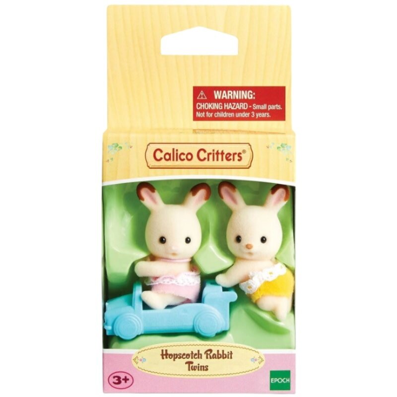 Calico Critters Chocolate Rabbit Twins