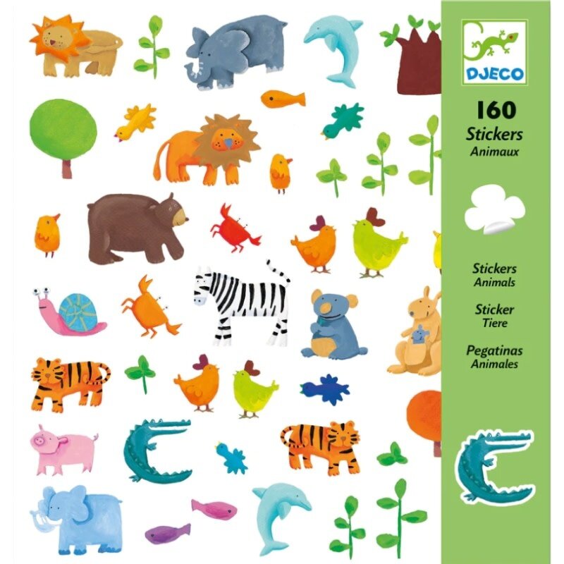 DJECO Animal Stickers