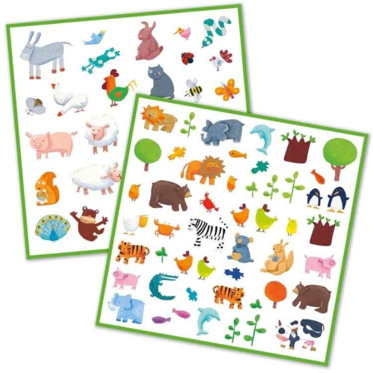 DJECO Animal Stickers