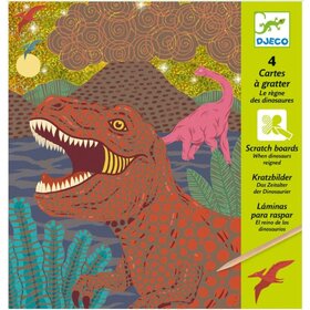 DJECO Scratch Cards | Dinosaurs