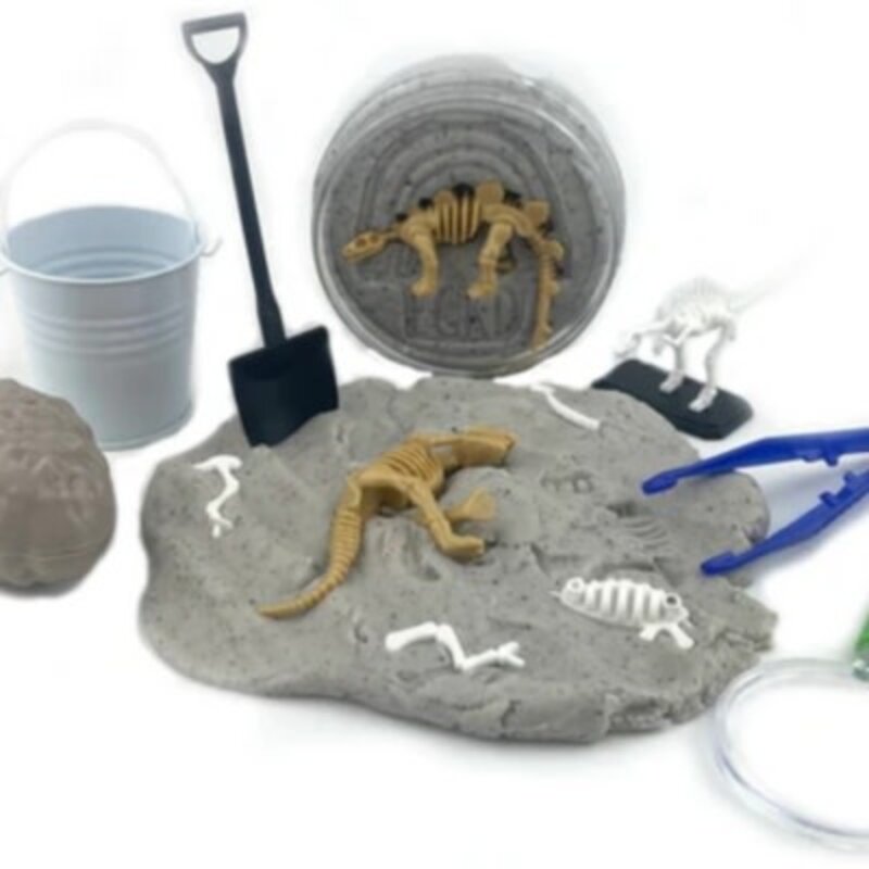 EGKD KidDoughs Dinosaur Fossil Dig Play Dough Kit