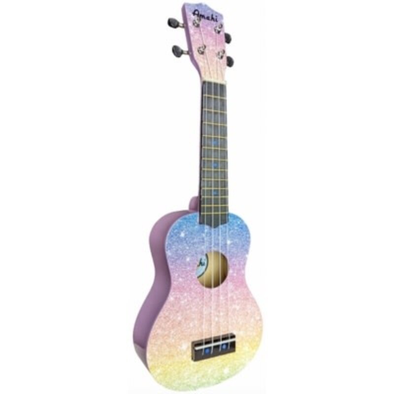 Amahi Soprano Ukulele | Rainbow Glitter