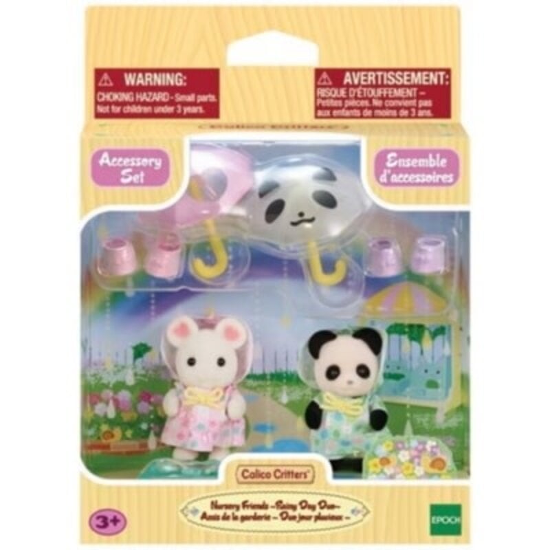 Calico Critters Nursery Friends | Rainy Day Duo