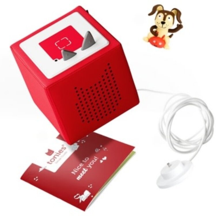 Tonies Toniebox Starter Set w/Playtime Songs | Red
