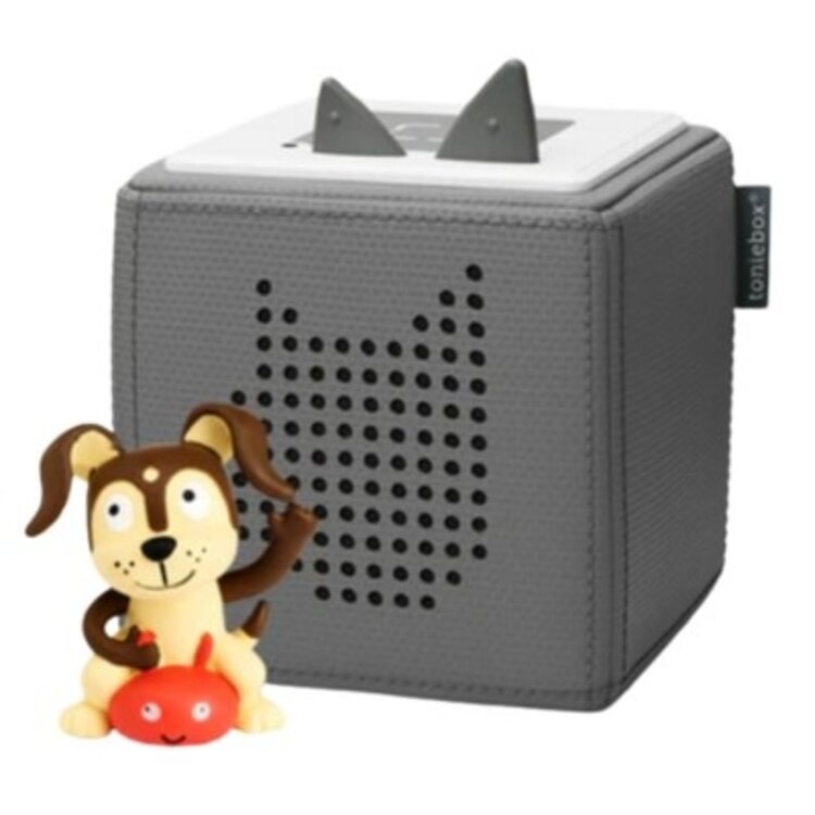 Tonies Toniebox Starter Set w/ Playtime Songs | Gray