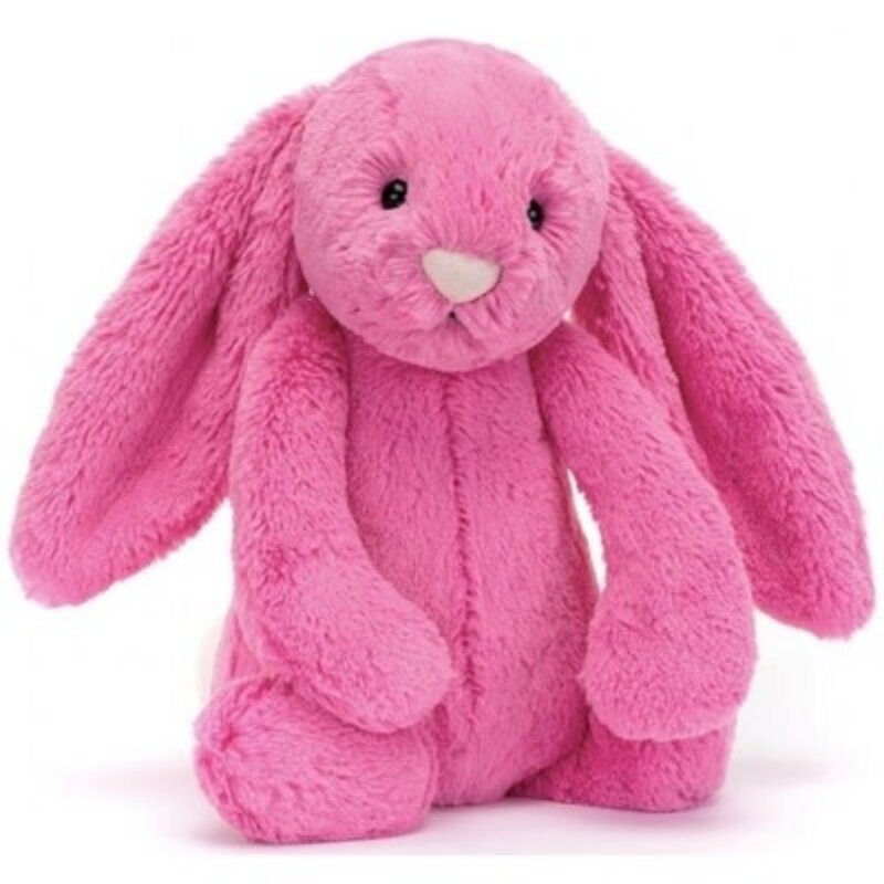 JellyCat Bashful Hot Pink Bunny | Med