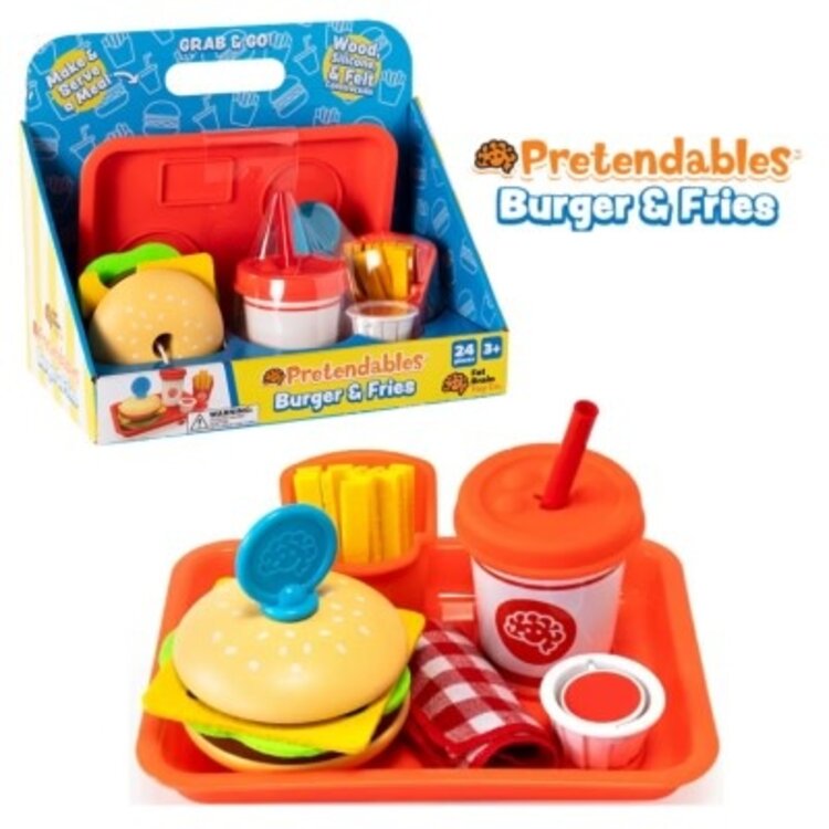 Fat Brain Pretendables | Burger & Fries