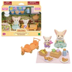 Calico Critters Sunny Picnic Set | Fennec Fox Sister & Baby