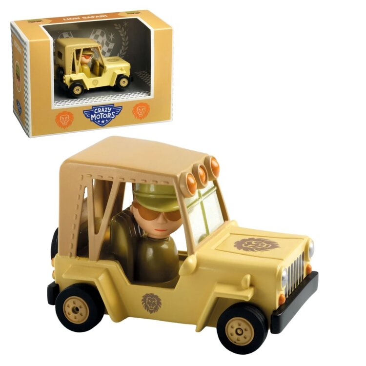 DJECO Crazy Cars | Lion Safari