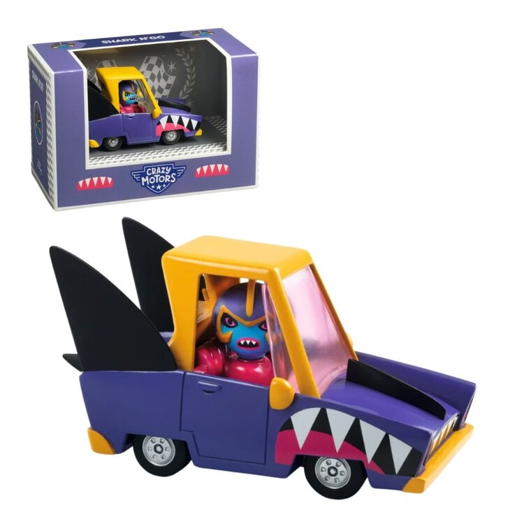 DJECO Crazy Cars | Shark'n Go