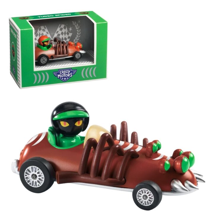 DJECO Crazy Cars | Turbo Spider
