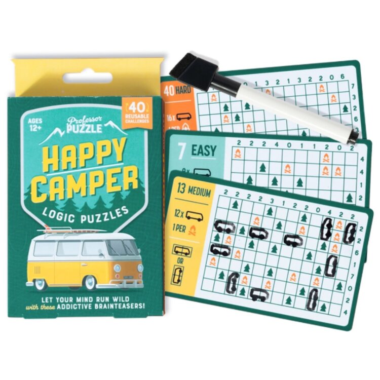Professor Puzzle Happy Camper Logic Puzzles