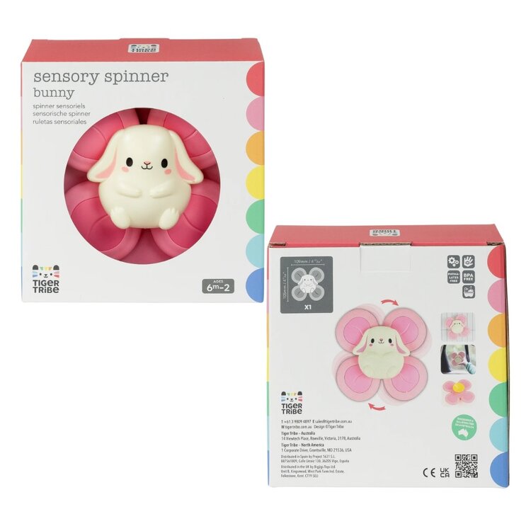 Tiger Tribe Sensory Spinner | Bunny