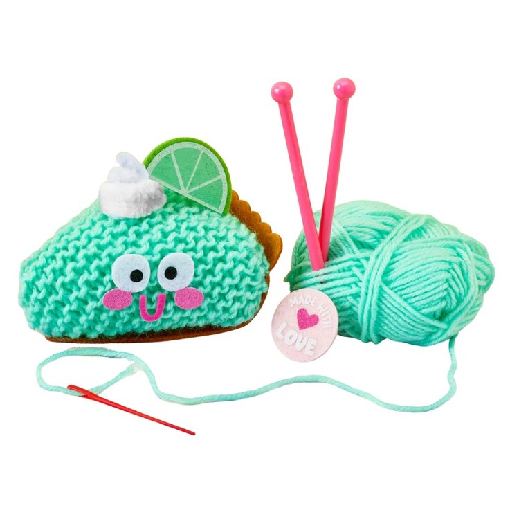 Bright Stripes Snack Knit Kit | Key Lime Pie