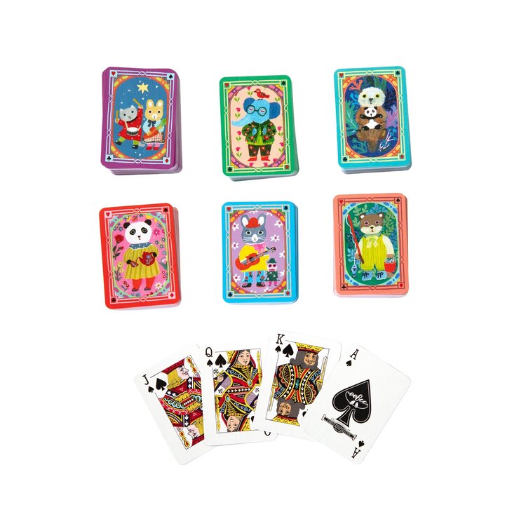 eeBoo Miniature Playing Cards Assortment