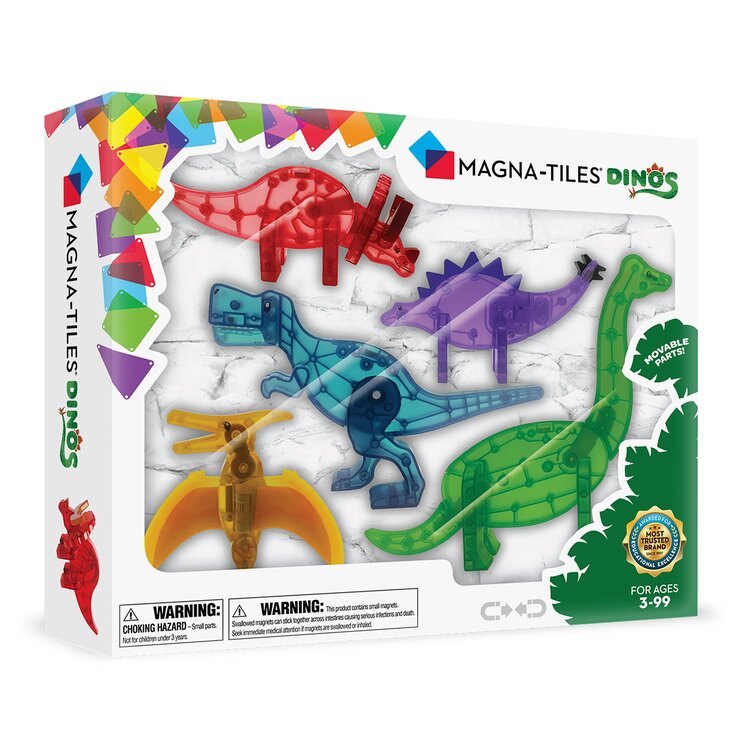 Magna-Tiles Dinos 5-Piece Set