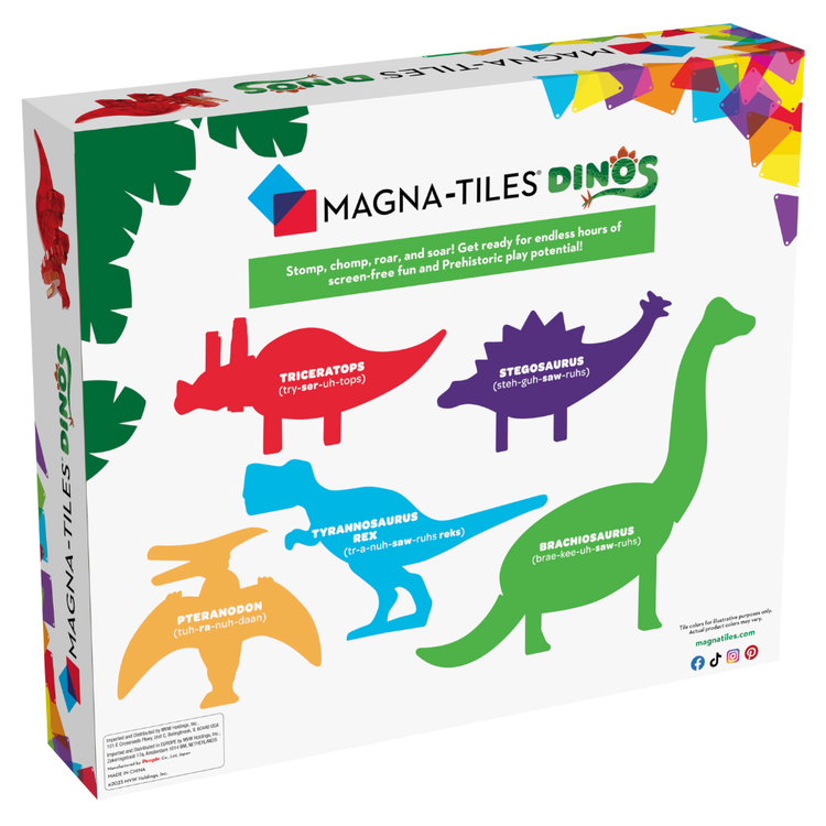 Magna-Tiles Dinos 5-Piece Set