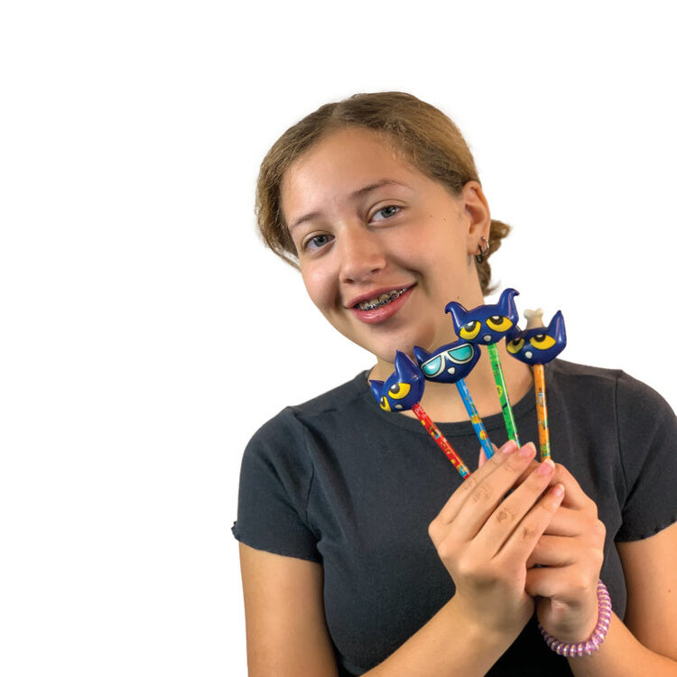 Geddes Pete the Cat Squishy Top Pen