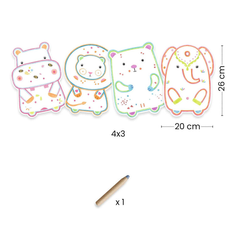 DJECO Coloring | Wild Animals