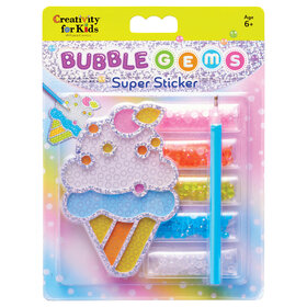 Creativity for Kids Bubble Gems | Super Sticker Ice Cream
